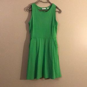 New York and Company green dress.